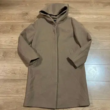 [ 새상품급 ] RES RALIQUE 후드 부착 롱 코트