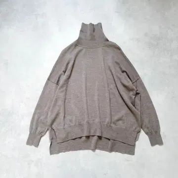 도어즈 울 100% 터틀 와이드 풀오버 워셔블