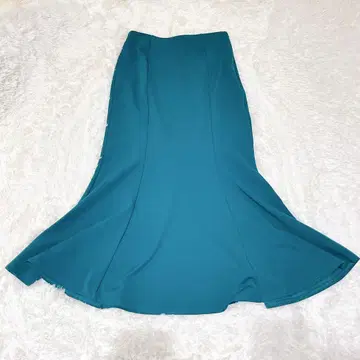 M291 [지유] 머메이드 스커트 롱 기장 스트레치성 사이드 지퍼