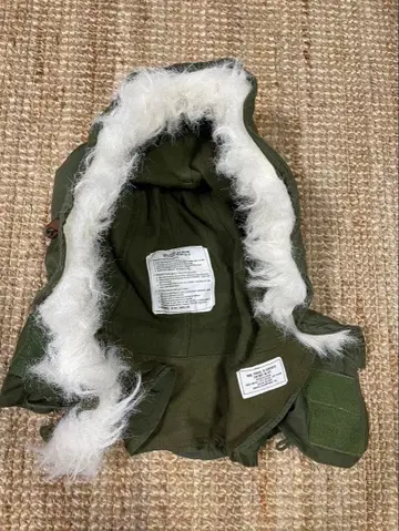 데드스탁 미군 실물 M65 피쉬테일 후드티 후드