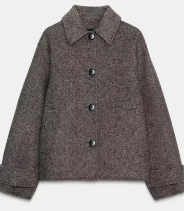 새상품급! ZARA 헤링본 아우터