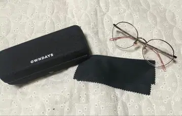 새상품 미사용품 OWNDAYS 안경 레드 계열 핑크 계열