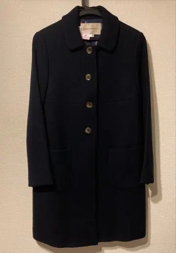 폴앤조 시스터 네이비 롱 코트