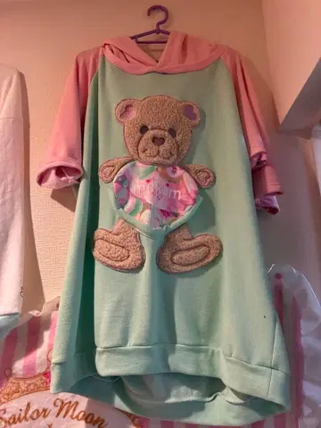 milklim 곰 후드티 맨투맨