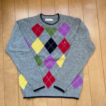 Hush Puppies 미사용 새상품 다이아몬드 패턴 스웨터 S