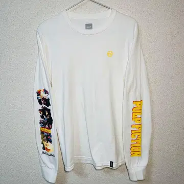 HUF x PULP FICTION 롱티 화이트 S 긴팔 무비 콜라보