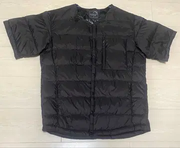 워크맨 워셔블 퓨전 다운 하프 반팔 베스트 M 다크 브라운