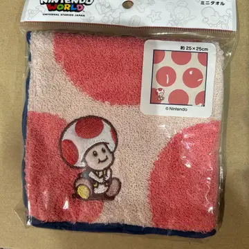 USJ 닌텐도 미니 타월 키노피오 약 25x25cm