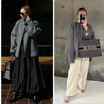 [ girlish ] 가리쉬st.세실리아 리버 울 코트 그레이