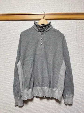 schott PERFECTO SNAP PULLOVER SWEAT 그레이