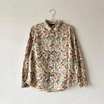 CALINER 칼리네 보타니컬 프린트 레귤러 셔츠