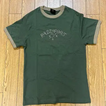 PASS~PORT 올리브 그린 T셔츠 S