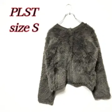 PLST 페더얀 2WAY 크루넥 가디건 그레이 S