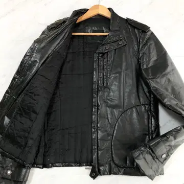 [ 새상품급 ] COSTUME NATIONAL 가죽 자켓 캥거루 블랙