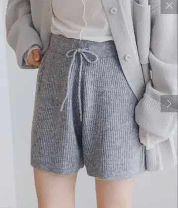 카스타네 리브 니트 숏팬츠 kastane