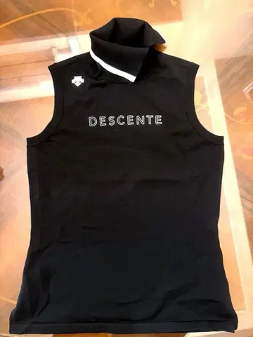 DESCENTE 골프 여성용 베스트 S 블랙