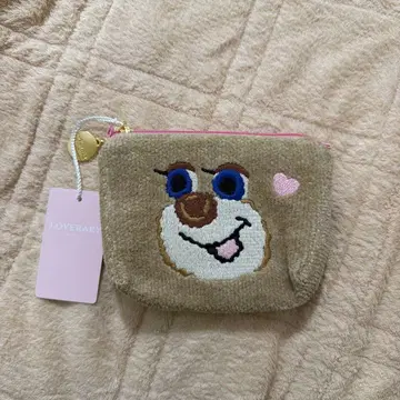 [ 완판템 ] FEILER 러브러리 도업 테디걸 스퀘어형 파우치 니나