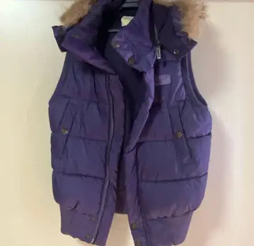 X-girl 퍼 다운 베스트 사이즈 1