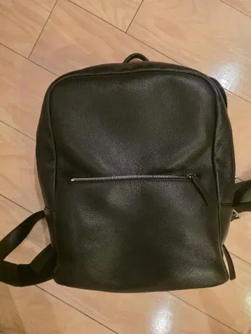 aucentic 풀 그레인 가죽 백팩