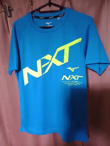 Mizuno 미즈노 NEXT 스포츠 원단 T셔츠 M 파랑