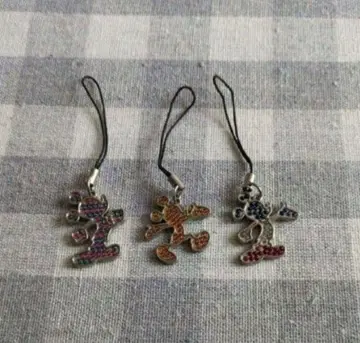 [ 익명 배송 ] 디즈니 미키마우스 미키 스트랩 3개 세트