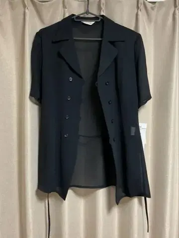 LOVE:ELLE 블랙 숏 슬리브 자켓 S