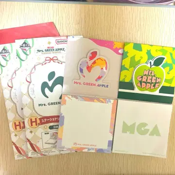 Mrs. GREEN APPLE 제일복권 H상 레터 세트 묶음 판매