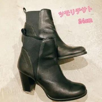 츠모리치사토 사이드 고어 힐 부츠