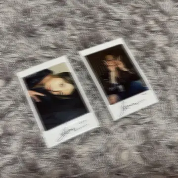 소라하시 소이치로 친필 사인 폴라로이드 2장