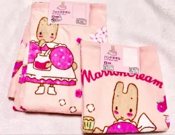 마론크림 페이스 타월 핸드 타월 산리오 아베일