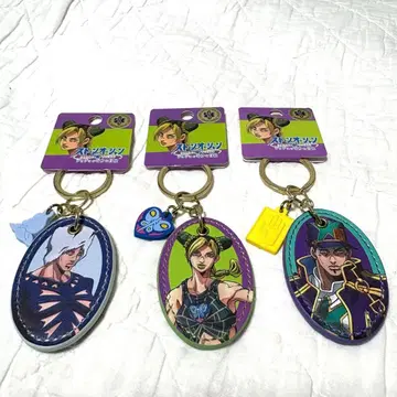 미사용 새상품 죠죠의 기묘한 모험 ~스톤 오션~ 키링 3개 세트
