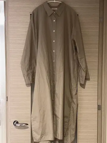 저널 스탠다드 롱 셔츠 원피스