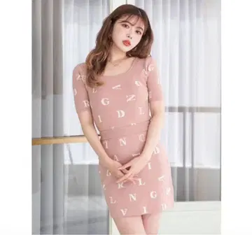 Darich 랜덤 로고 니트 셋업