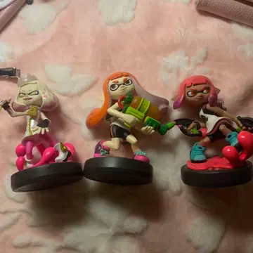 스플래툰 amiibo 3체 세트. 서둘러 판매하고 싶습니다!
