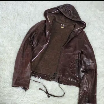 DOMA 램 가죽 라이더 자켓 juemi jaded london