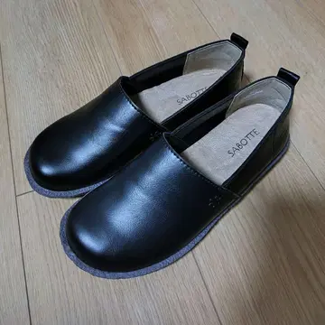 미사용 새상품 SABOTTE 슬립온 블랙 L 사이즈 샹브르