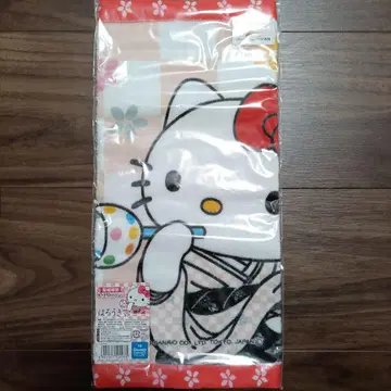 [ 완판템 ] 헬로키티 고토치키티 나가사키 한정 비드로 레어 핸드 타월