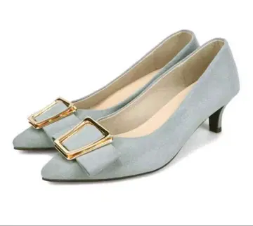 [ 새상품급 ] 2way 리본 모티브 힐 펌프스