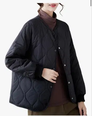 퀼팅 자켓 블랙 M/L/XL