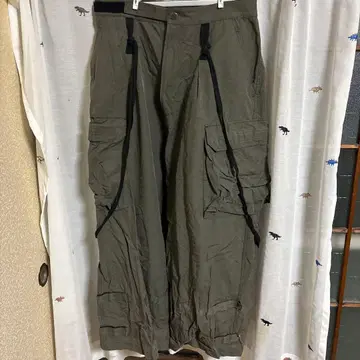 MAISON SPECIAL 트윌 서스펜더 팬츠