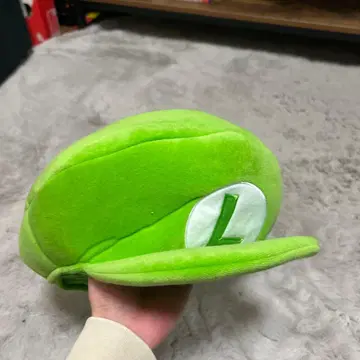 루이지 캐릭터 모자 그린