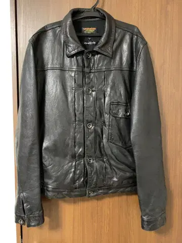 SKOOKUM x 별주 JACKROSE 블랙 1st 가죽 자켓 사이즈 4