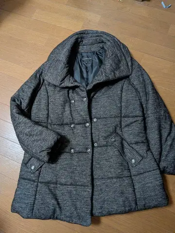 발렌자 그레이 다운 자켓 더블 버튼 44 VALENZA