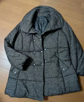 발렌자 그레이 다운 자켓 더블 버튼 44 VALENZA