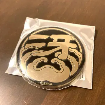 [ 새상품 ] 용과 같이 금 도금 캔뱃지 사에지마