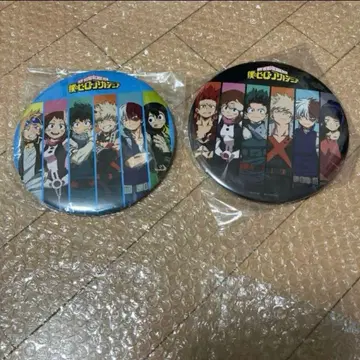 나의 히어로 아카데미아 히어로 플라자 특전 특대형 캔뱃지 2종