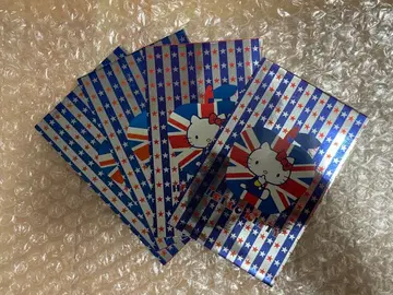 헬로키티 영국 국기 모티브 봉투 4매