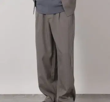 라콜레 그레이 와이드 팬츠 슬랙스 S 사이즈