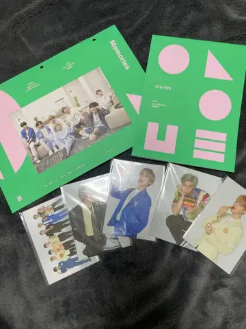 bts 사진과 엽서