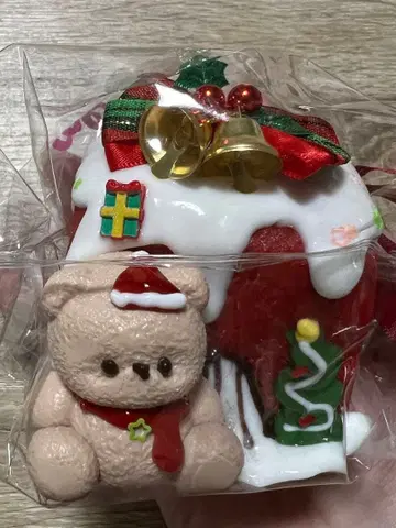 해외 스퀴즈 크리스마스 곰돌이